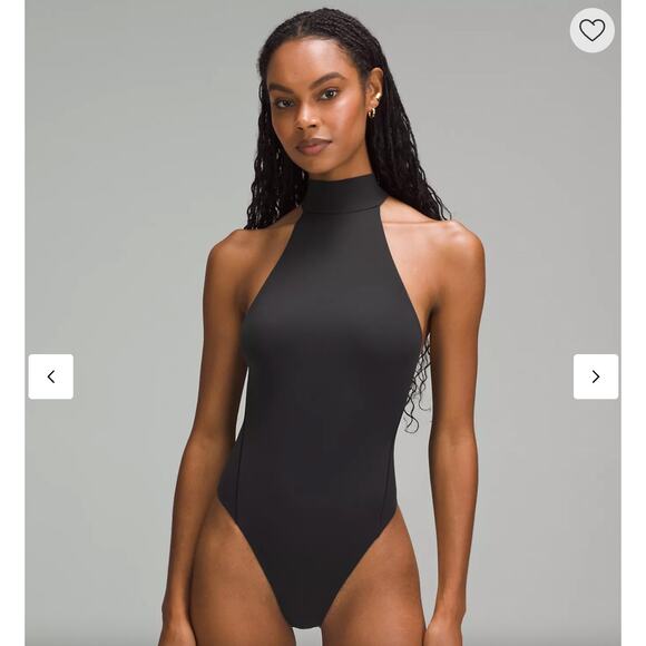 Lululemon Nulu Mockneck Sleeveless Bodysuit black Size XL New With Tags - Picture 5 of 10